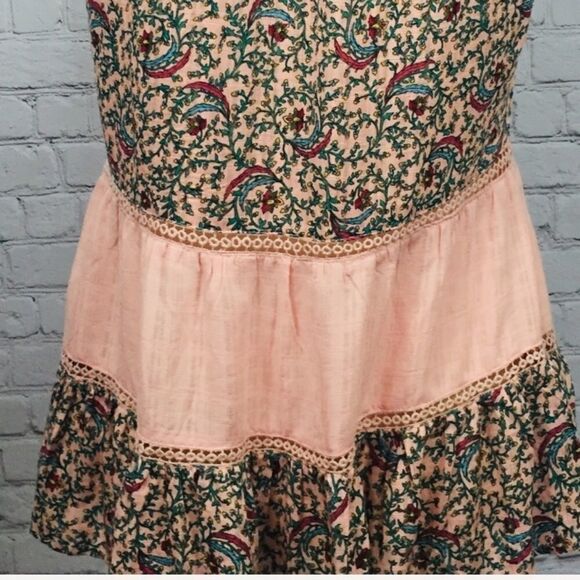 WONDERLY TIERED BOHO PEASANT BLOUSE - Picture 7 of 8